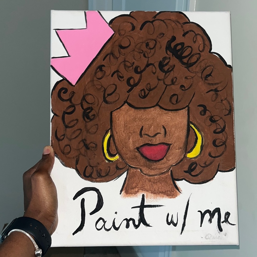 Hand painted painting